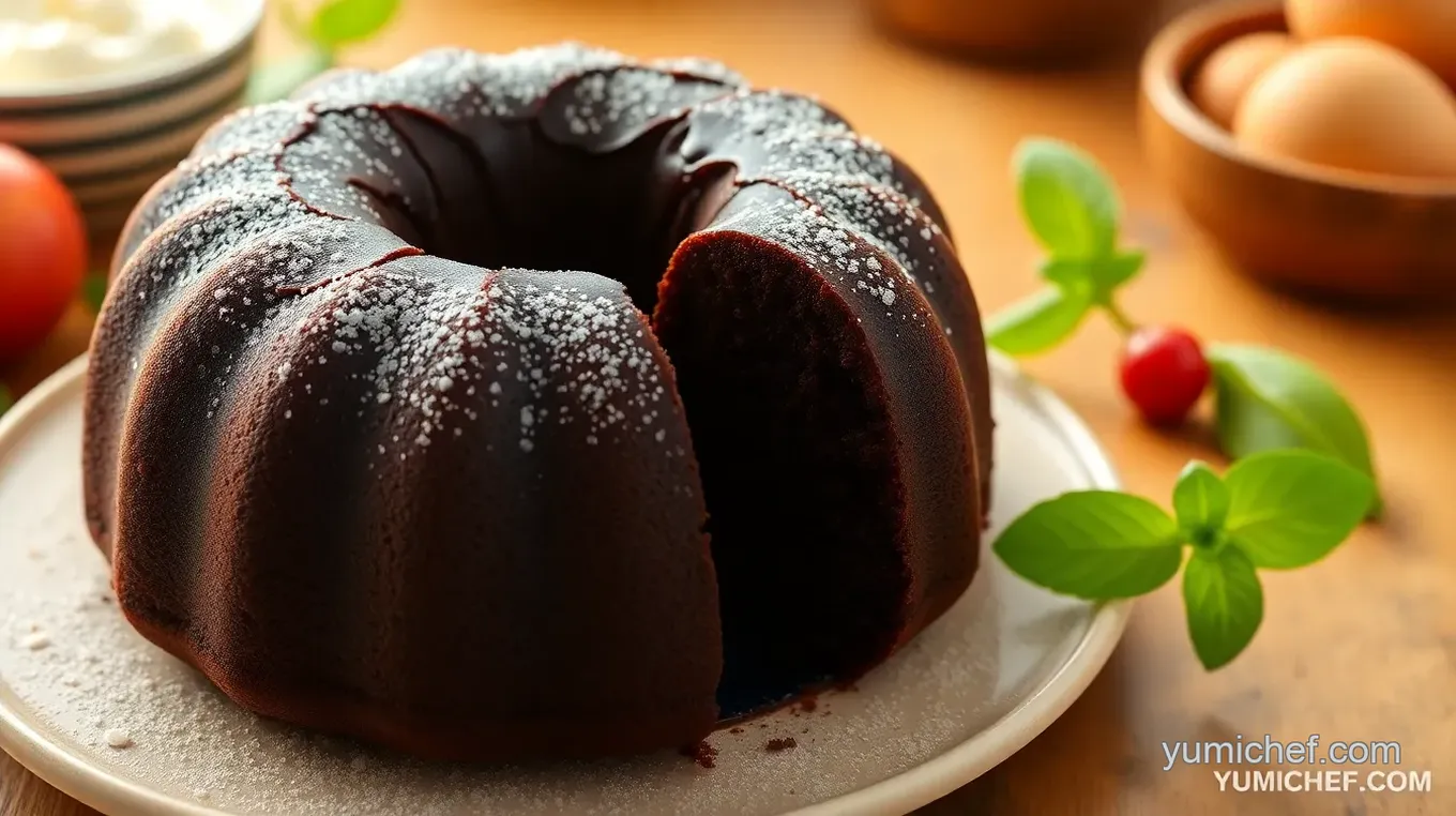 Decadent Chocolate Bliss: A Moist and Easy Chocolate Cake