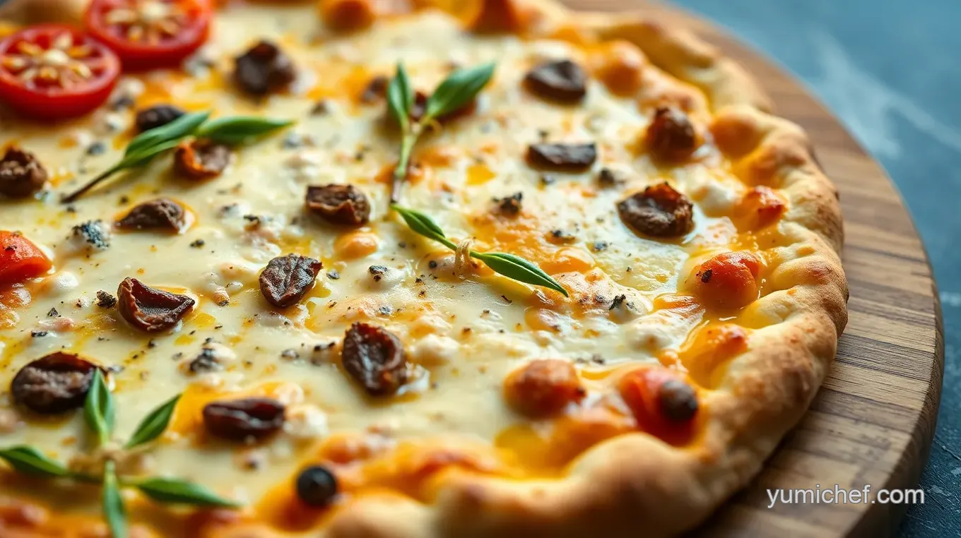 Bake Garlic Olive Oil Pizza - Delicious Twist