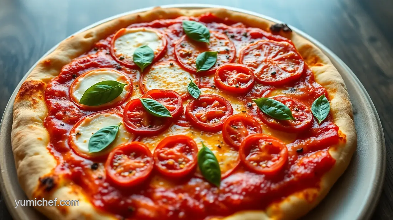 Classic Margherita Pizza with Homemade Pasta