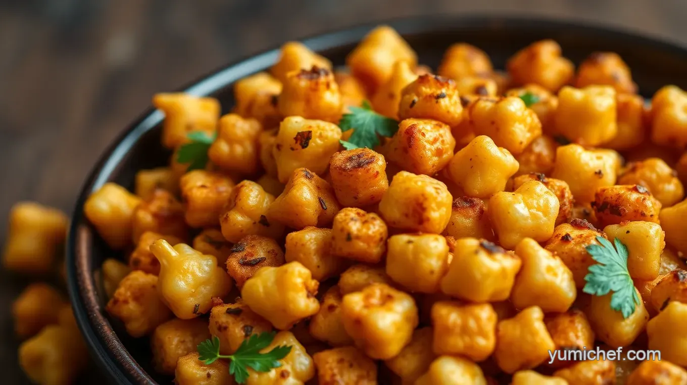 Bake Puffed Corn Snacks with Spicy Cajun Flavor