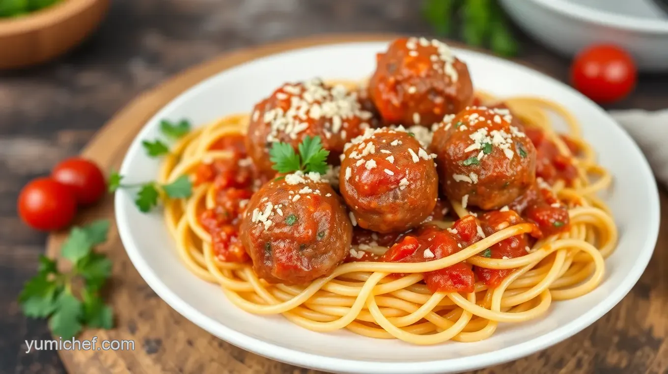 Olive Garden Inspired Spaghetti and Meatballs