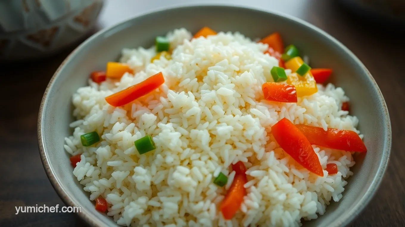 Delicious Coconut Fried Rice with Vegetables