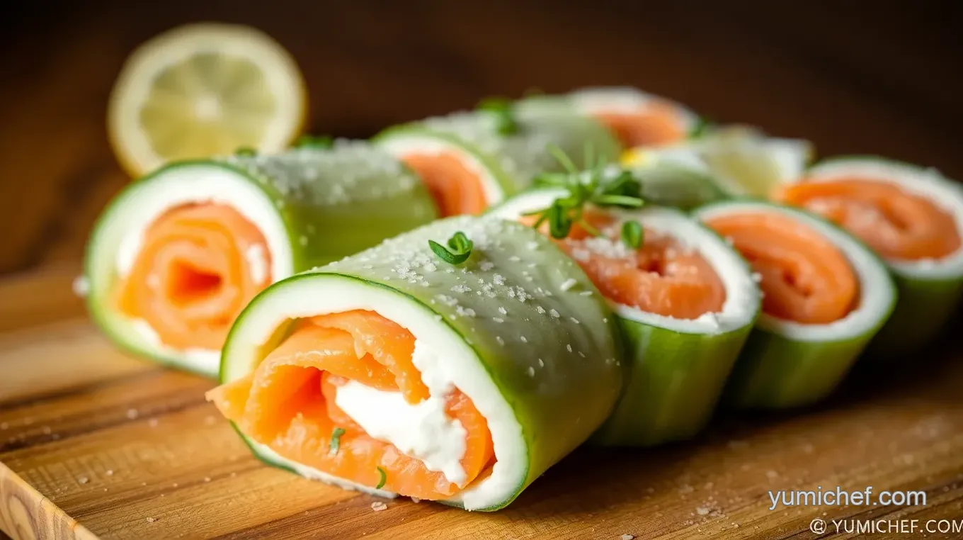 Quick and Tasty Smoked Salmon Rolls