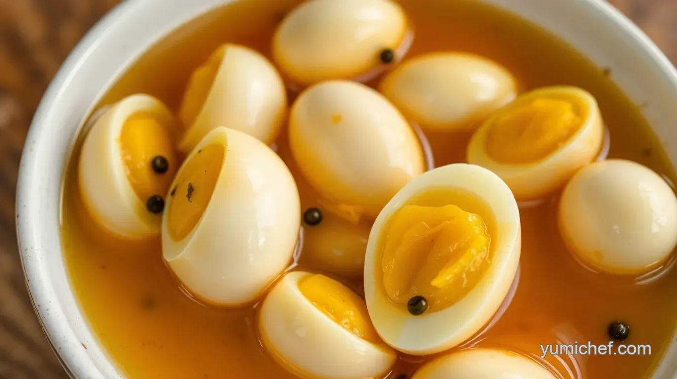 Pickled Quail Eggs