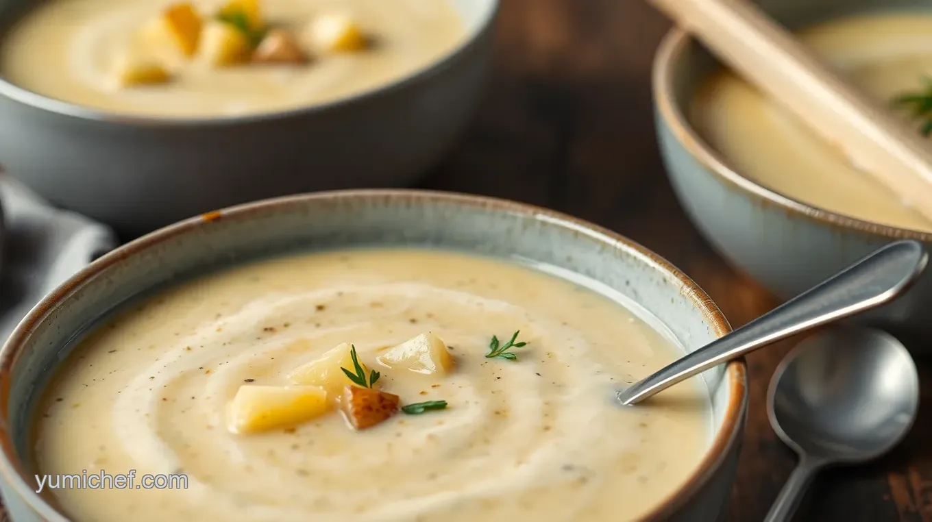 Sauté Leek Soup with Creamy Comfort