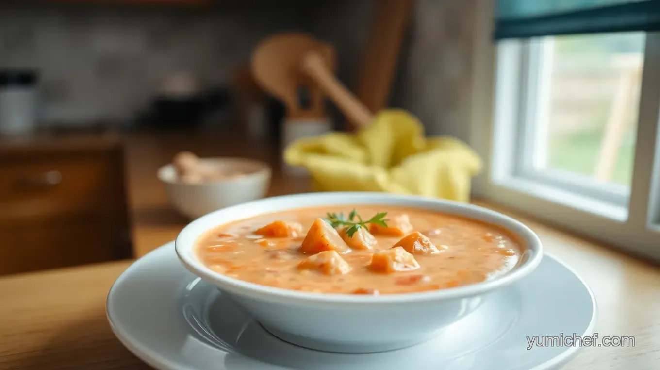 Sautéed Tomato Bisque with Creamy Flavor