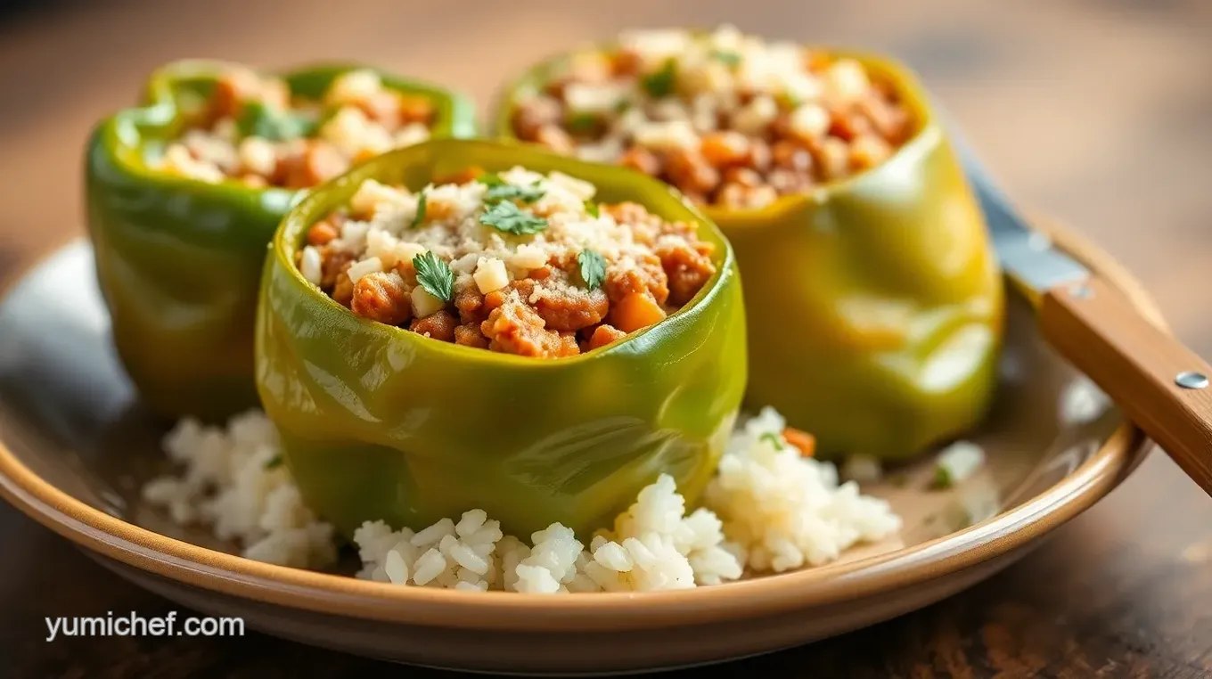 Savory Stuffed Bell Peppers