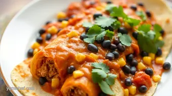 Bake Boulders Enchiladas - Quick Comfort Food recipe card