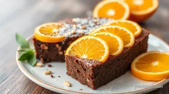 Bake Chocolate Almond Cake with Zesty Orange recipe card