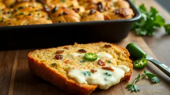 Bake Vegan Jalapeño Cheese Bread Quickly recipe card