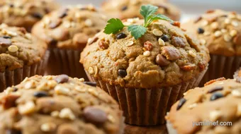 Bake Vegan Zucchini Muffins: Healthy Delight recipe card