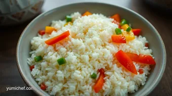 Delicious Coconut Fried Rice: 5 Easy Ways to Enjoy 544 Gram of White Cooked Rice kcal recipe card