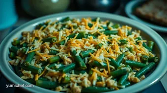 How to Make Paula Deen Green Bean Casserole: A Comforting Classic recipe card