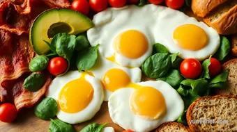 Poached Eggs Breakfast Board Delight recipe card