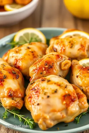 Air Fryer Chicken Thighs with Zesty Flavor presentation