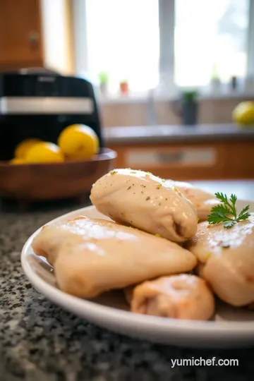 Air Fryer Chicken Thighs with Zesty Flavor steps