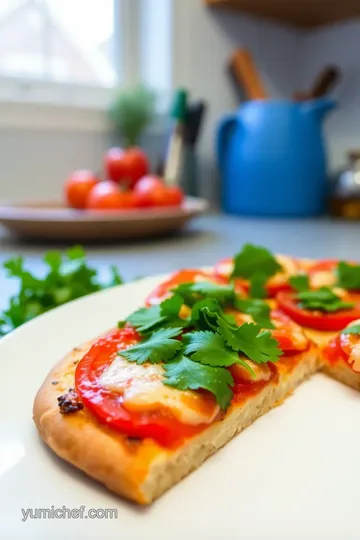 Chimichurri Tomato Pizza steps