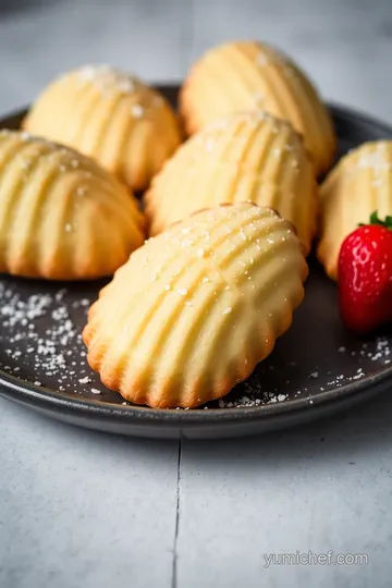 Creamy Madeleines presentation