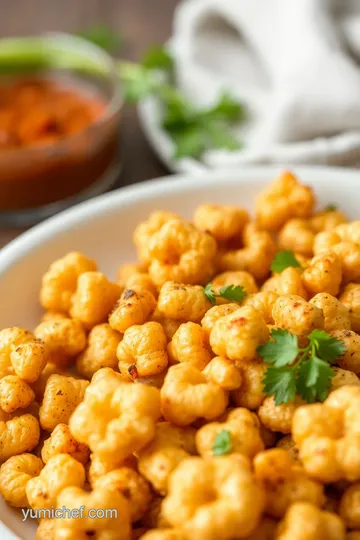 Bake Puffed Corn Snacks with Spicy Cajun Flavor presentation