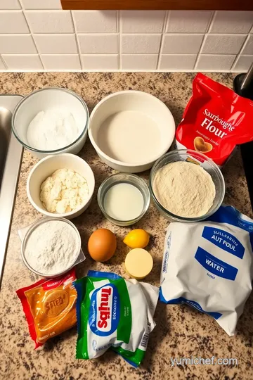 Easy Panera-Style Sourdough Bread Recipe ingredients