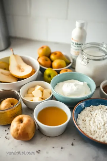 Dairy-Free Koogle Pear Dessert ingredients