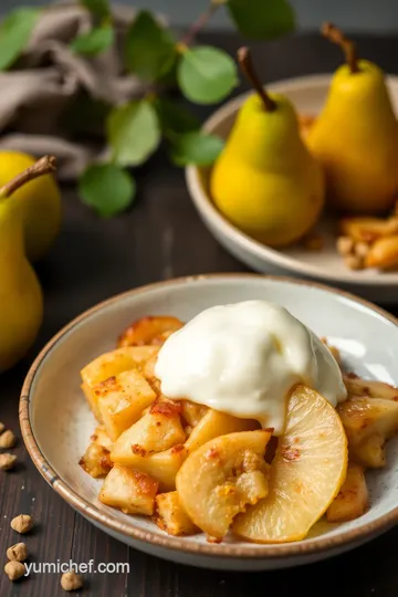 Dairy-Free Koogle Pear Dessert presentation