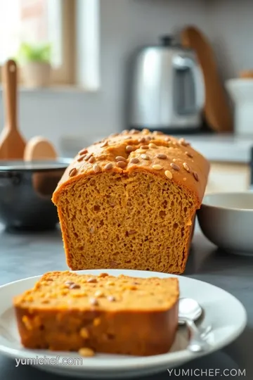 Sweet Potato Bread with Crunchy Seed Topping steps