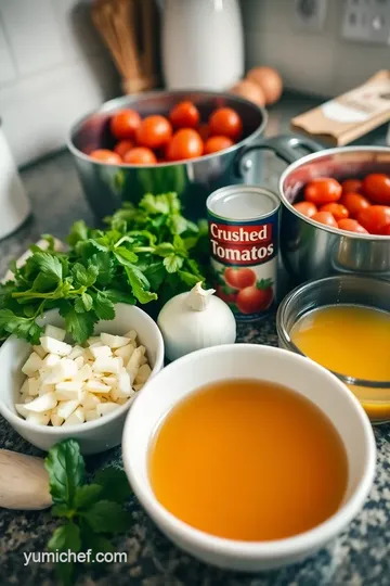 Creamy Tomato Bisque ingredients