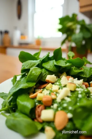 Basil-Infused Pesto with Spinach and Nuts steps