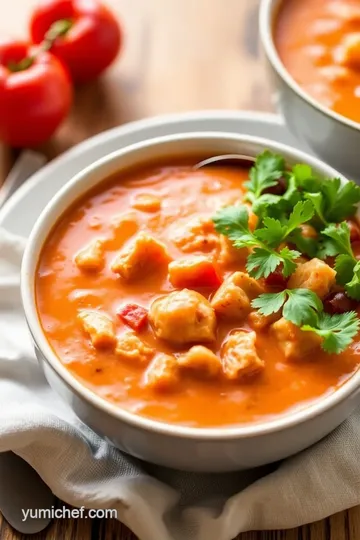 Blend Smoky Chicken Tomato Bisque in 30 Minutes presentation