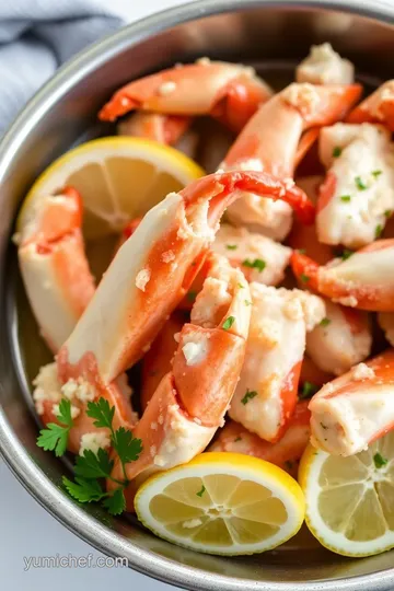 Quick & Easy Boiled Frozen Crab Legs presentation