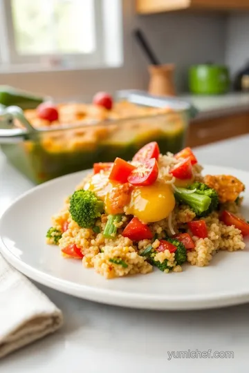 Cheesy Vegetable & Quinoa Bake steps