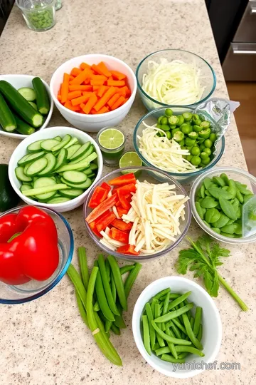 Northeastern Chinese Salad (Dongbei Liangban) ingredients