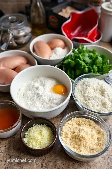 Classic Chicken Parmesan ingredients