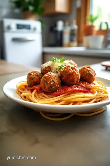 Olive Garden Inspired Spaghetti and Meatballs steps