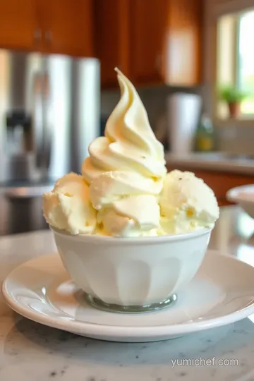 Creamy Vanilla Bean Ice Cream with a Twist steps