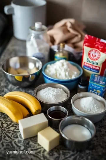 Delicious Maui Banana Bread Recipe ingredients