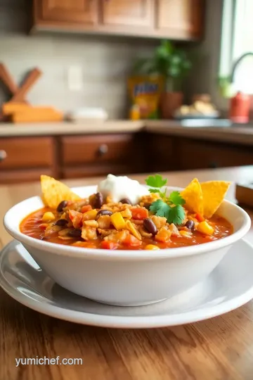 Taco Soup Fritos steps