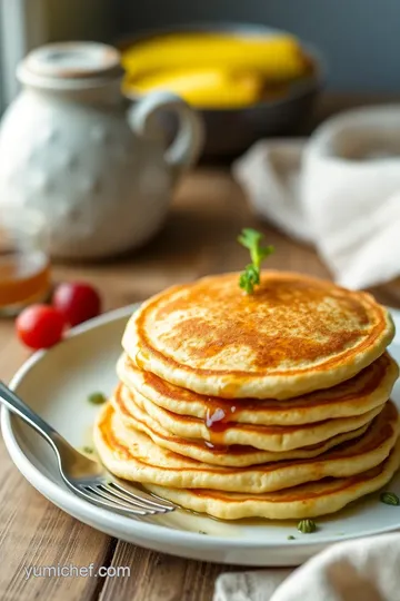 Lupin Flour Pancakes presentation