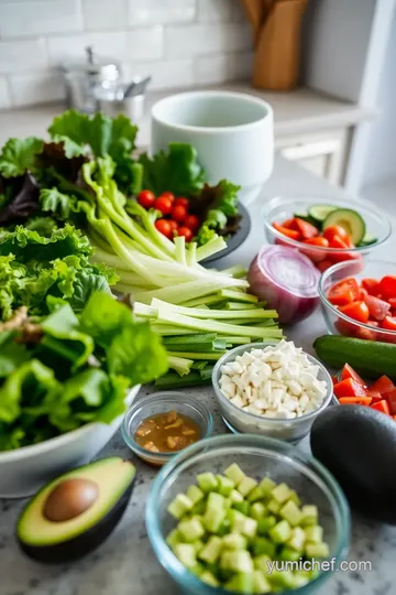 Fresh Artisan Lettuce Salad in 15 Minutes ingredients