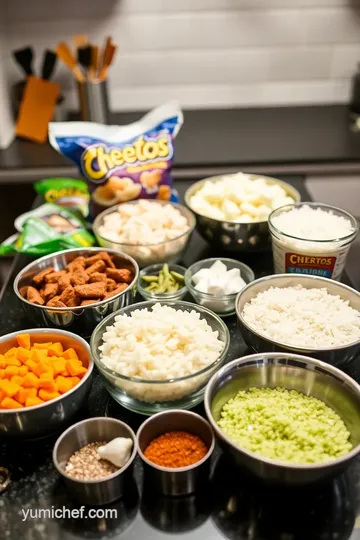 Cheetos Boudin Balls ingredients