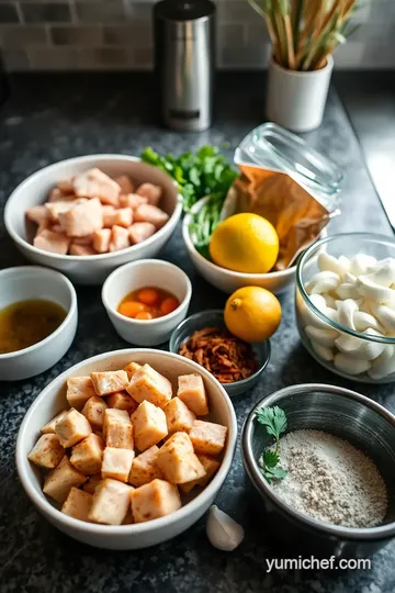 Grilled Lemon Herb Chicken Skewers ingredients