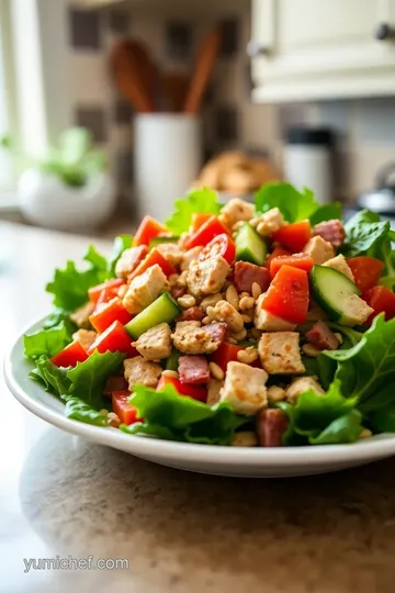 Hearty Chef Salad with Sunflower Seeds steps