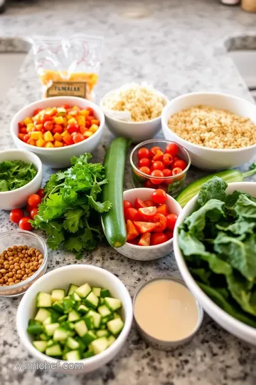 Hearty Veggie Quinoa Bowl ingredients