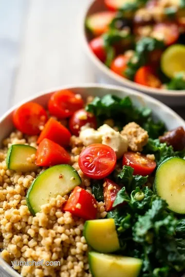 Hearty Veggie Quinoa Bowl presentation