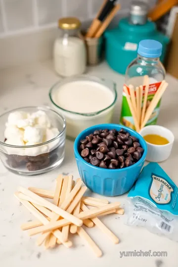 Decadent Homemade Eskimo Pie Popsicles ingredients