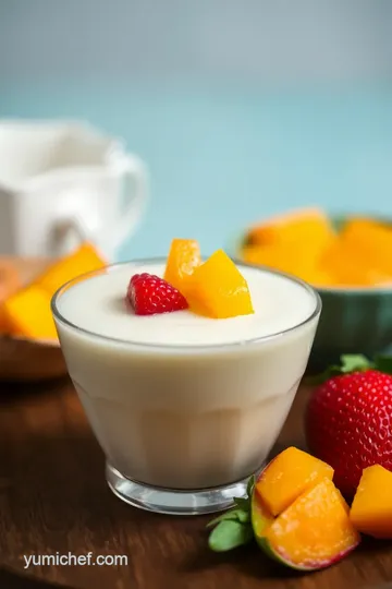 Nata Fruit Pudding Recipe presentation