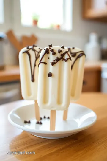 Creamy Homemade Eskimo Pie Popsicles steps