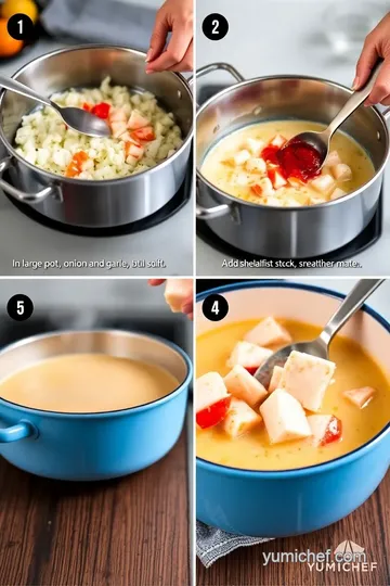 30-Minute Rich Lobster Bisque: A Luxurious Delight at Home steps