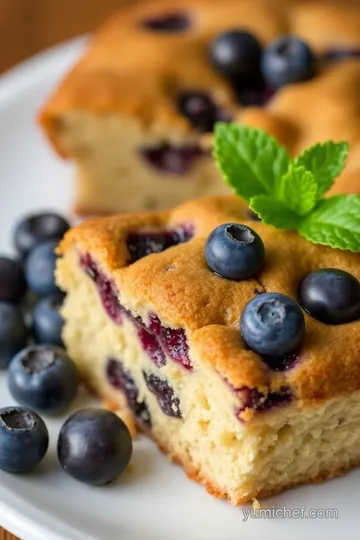 Once Upon a Chef Blueberry Coffee Cake Recipe presentation